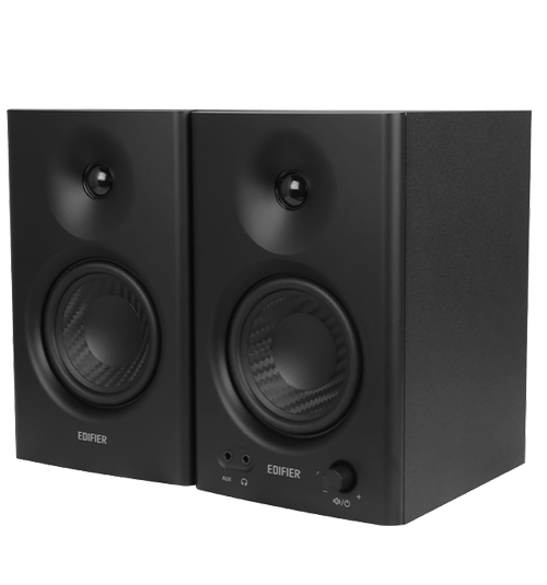 רמקולים מוניטור מוגברים לאולפן ביתי צבע שחור אדיפייר Edifier MR4 Powered Studio Monitor Speakers 42W RMS Black